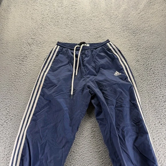 Vintage Adidas Team True To The Sport Pant Mens S Blue Track Tapered Leg Jogger
